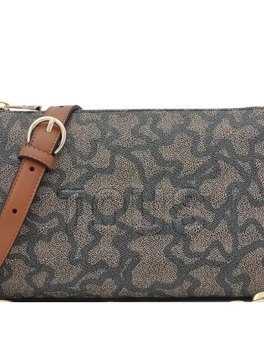 Bolso Duffle pequeño beige-negro TOUS Miranda