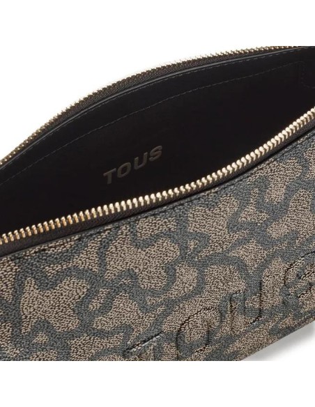 Bolso Duffle pequeño beige-negro TOUS Miranda