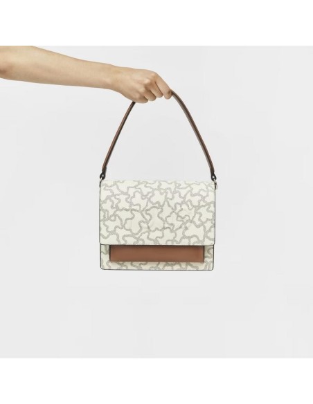 Bandolera mediana Audree beige Kaos Icon