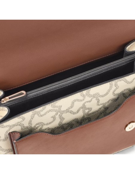 Bandolera mediana Audree beige Kaos Icon
