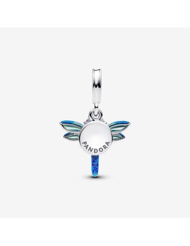 Charm Colgante Doble Libélula de Pandora en Plata de Ley