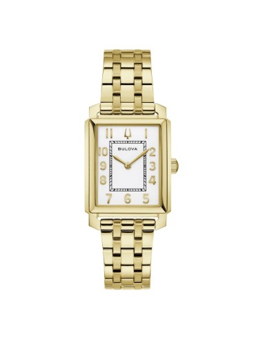 Reloj Bulova Sutton 97L186 – Elegancia femenina en acero dorado con estilo vintage