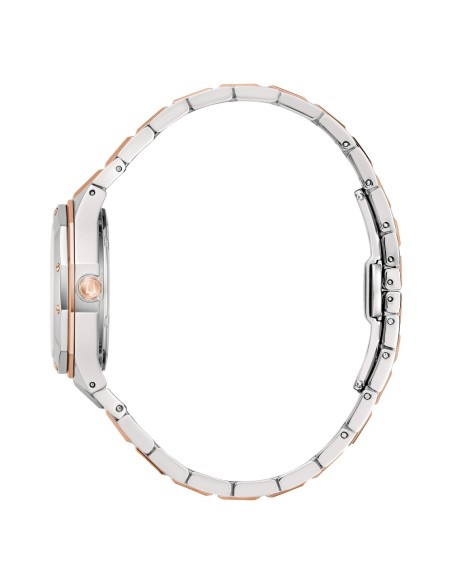 Reloj Bulova Classic Octogon Lady 98P235 – Elegancia femenina en acero bicolor con madreperla y diamantes