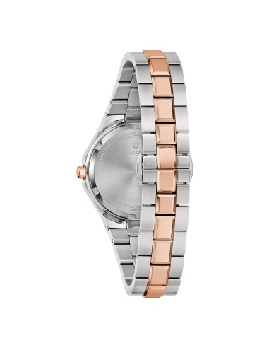 Reloj Bulova Classic Octogon Lady 98P235 – Elegancia femenina en acero bicolor con madreperla y diamantes