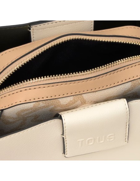 Bolso TOUS City pequeño Kaos Icon – color arena, bolso bandolera elegante