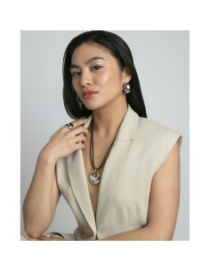Pendientes Viceroy Fashion 14291E01000 aro acero elegante para mujer 2