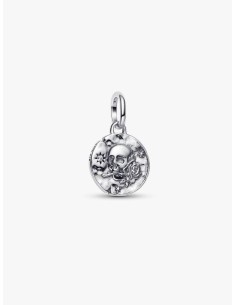 Charm Pandora Medallón Calavera Plata Ley con Circonitas – 794089C01