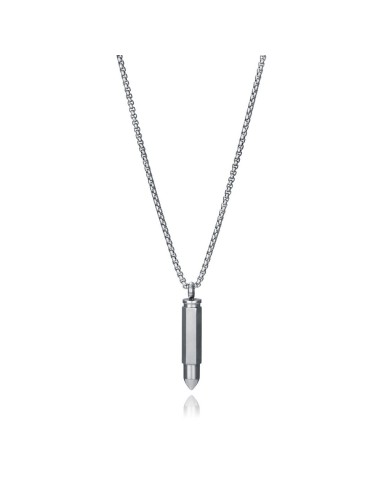 Collar Viceroy 14307C01000 Acero Hombre Colgante Bala • Estilo Masculino