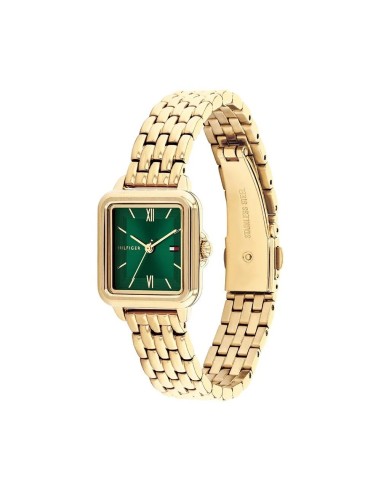 Reloj Tommy Hilfiger 1782858 – Mujer 24 mm acero dorado esfera verde