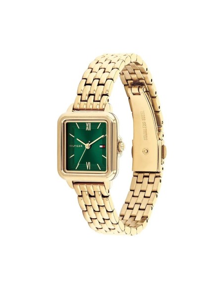Reloj Tommy Hilfiger 1782858 – Mujer 24 mm acero dorado esfera verde