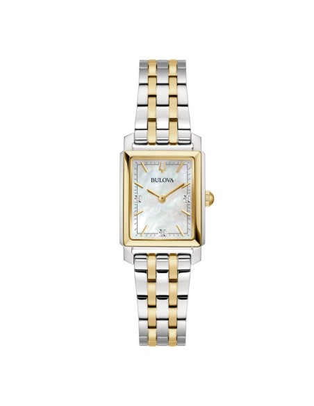 Reloj Bulova Sutton Lady 98P220 – Reloj Mujer Elegante Nácar y Diamantes