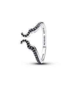 Anillo Pandora Disney Maléfica en plata 925 con cristales negros – referencia 194333C01
