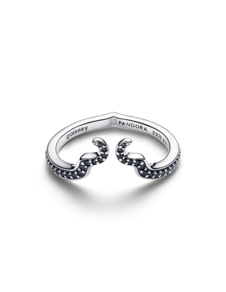 Anillo Pandora Disney Maléfica en plata 925 con cristales negros – referencia 194333C01