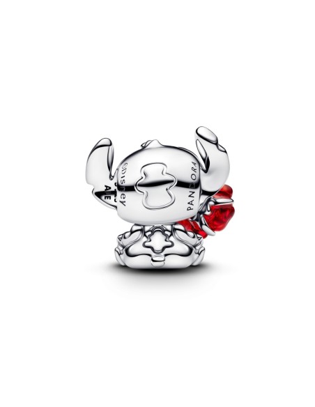 Charm Pandora Disney Stitch en vidrio Murano rojo y plata 925 – 794378C01