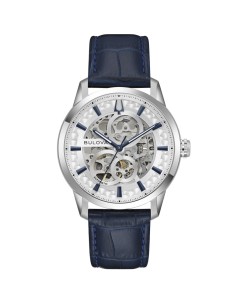 Reloj Automático BULOVA 96A330 Sutton Skeleton 40 mm | Diseño Esqueleto y Cristal Zafiro