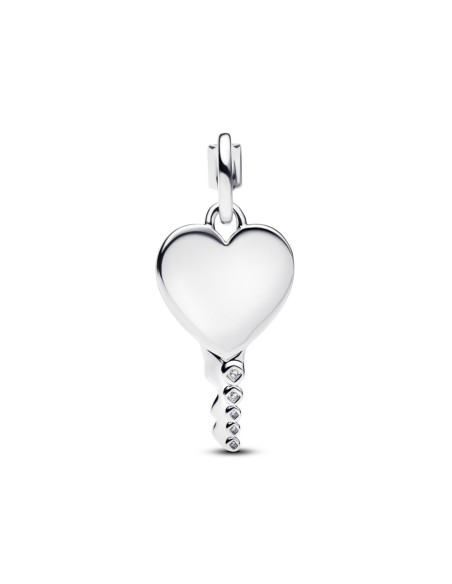 Colgante Pandora llave corazón grabable en plata de ley – 394353C01