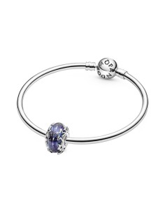 Charm de cristal de Murano en plata de ley Galaxia & Estrella 2