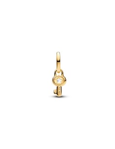Charm Pandora ME Llave Mini Dangle con baño Oro 14 k con Circonita Cúbica 2