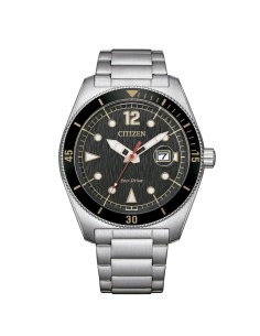 Reloj Citizen AW1888‑53E Eco‑Drive Hombre 43 mm Acero Negro