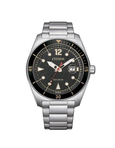 Reloj Citizen AW1888‑53E Eco‑Drive Hombre 43 mm Acero Negro