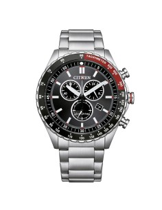 Reloj Citizen AT2566‑88E Chrono Sporty Eco‑Drive 43 mm Acero Negro