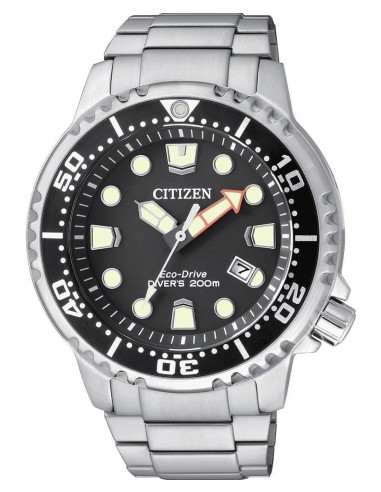 Reloj Eco Drive CITIZEN Diver 200 m. Ref BN0150-61E. Brazalete de acero