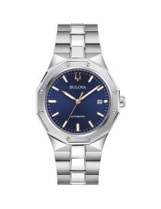Reloj Bulova 96B463 Hombre – Classic Octogon Automático 40 mm Acero Azul