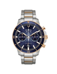 Reloj Bulova cronógrafo bicolor de hombre MARINE STAR