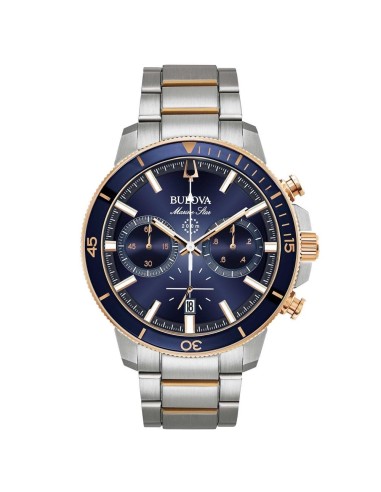 Reloj Bulova cronógrafo bicolor de hombre MARINE STAR