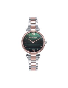 Reloj Viceroy Chic Mujer 42446-63 Plateado, Rosado y Verde - Elegancia Femenina
