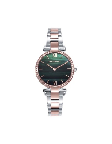 Reloj Viceroy Chic Mujer 42446-63 Plateado, Rosado y Verde - Elegancia Femenina