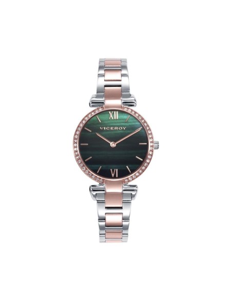 Reloj Viceroy Chic Mujer 42446-63 Plateado, Rosado y Verde - Elegancia Femenina