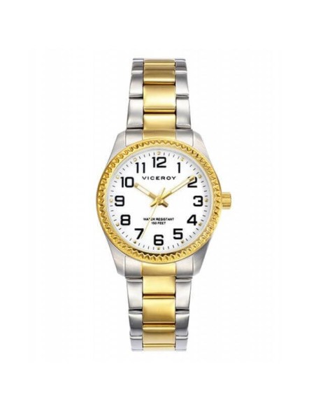 Reloj Viceroy de Mujer brazalete de acero bicolor  