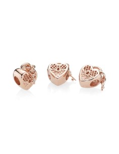 Charm Pandora Rose Ama tu promesa grabado "Te quiero"