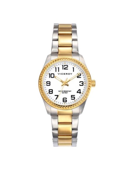 Reloj Viceroy de Mujer brazalete de acero bicolor  