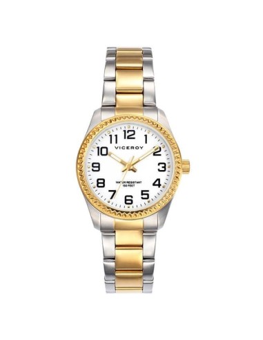 Reloj Viceroy de Mujer brazalete de acero bicolor  