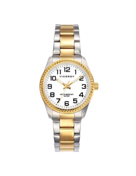 Reloj Viceroy de Mujer brazalete de acero bicolor  