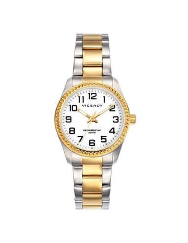 Reloj Viceroy de Mujer brazalete de acero bicolor  