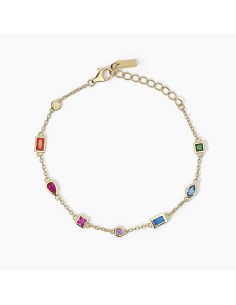 Pulsera de Plata con Piedras de Colores – Pulsera Plata Piedras Multicolor