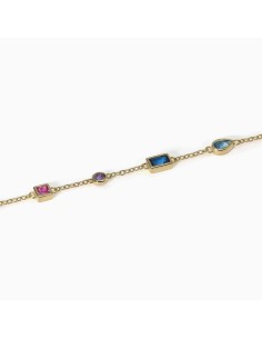 Pulsera de Plata con Piedras de Colores – Pulsera Plata Piedras Multicolor 2