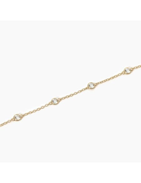 Pulsera de Plata con Circonitas Blancas – Pulsera Plata 925 Fina