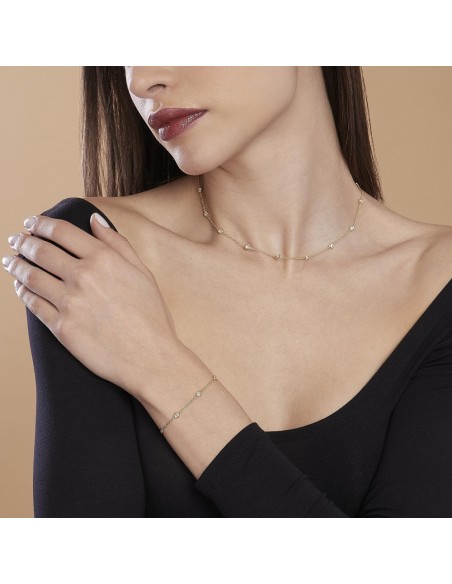 Pulsera de Plata con Circonitas Blancas – Pulsera Plata 925 Fina