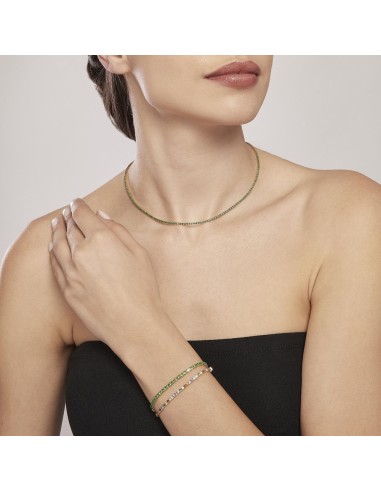 Pulsera Tennis de Plata con Circonitas Multicolor – Pulsera Plata 925