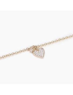 Pulsera de Plata con Colgante Corazón y Circonitas Blancas – Pulsera Plata 925 Mujer 2