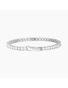 Pulsera Tennis de Plata con Circonitas Blancas – Pulsera Plata 925 Mujer