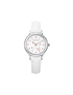 Reloj Viceroy 401326‑05 niña acero y piel con pulsera rosa de regalo