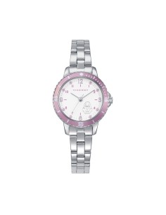 Reloj Viceroy 401320‑05 niña acero con bisel rosa y pulsera de regalo