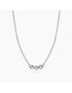 Gargantilla Mabina Trilogy en Plata 925 con Diamantes Lab‑Grown 0,027 ct – Ref. 553814