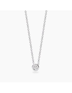 COLGANTE MABINA DE PLATA Y DIAMANTE CULTIVADO 0,08CT FVS 553807 – Gargantilla Mabina My Diamond en Plata 925 con Diamante Lab‑Gr