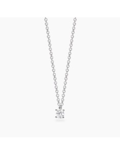 Collar Mujer Mabina My Diamond Punto Luz Plata y Diamante Lab‑Grown 553803 – Gargantilla en Plata 925 con Diamante Lab‑Grown 0,1